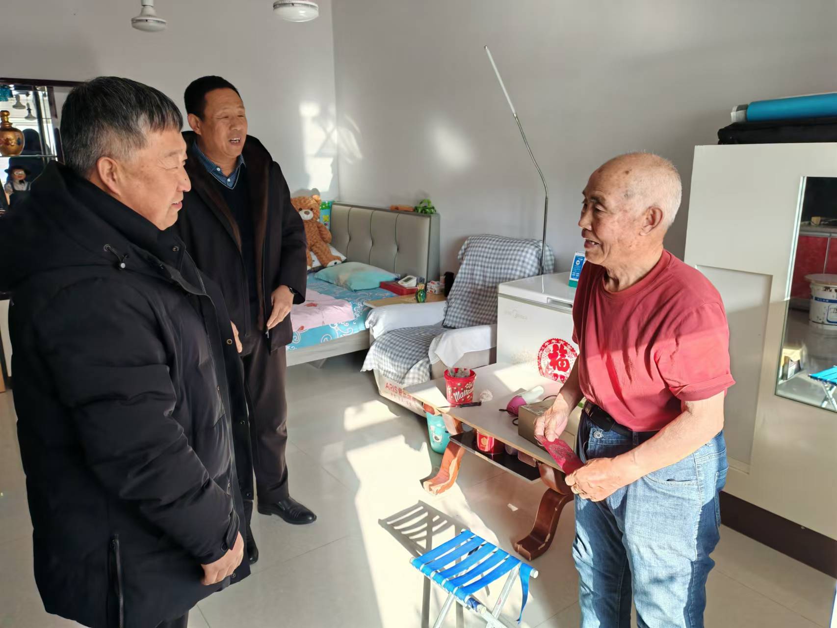年味漸濃情更濃，額鹽公司開展走訪慰問活動